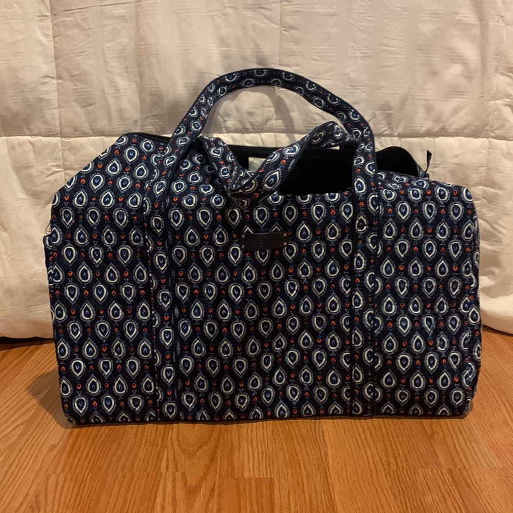 Vera Bradley Blue Patterned Travel Bag